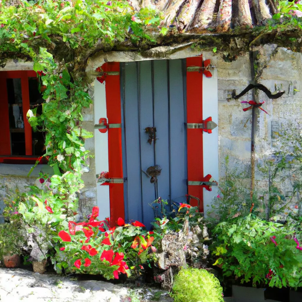 charmante maison colore entoure de fleur 1024x1024 90410855